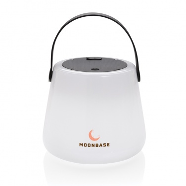 Logo trade promotional gift photo of: SolarGlow RCS recycled ABS USB-rechargeable outdoor light