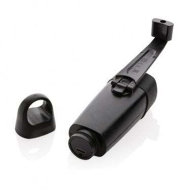 Logotrade promotional giveaways photo of: Lightwave RCS rplastic USB-rechargeable torch with crank