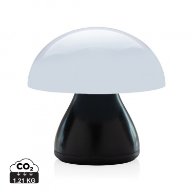 Logotrade promotional gift image of: Luming RCS recycled plastic USB re-chargeable table lamp