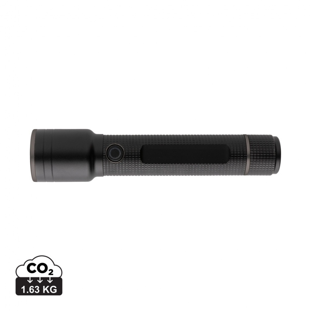 Logotrade promotional product picture of: Gear X RCS recycled aluminum USB-rechargeable torch large