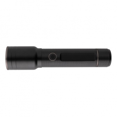 Logo trade advertising products picture of: RCS recycled aluminum USB-rechargeable heavy duty torch