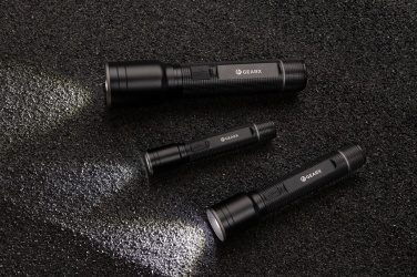 Logotrade promotional giveaway picture of: RCS recycled aluminum USB-rechargeable heavy duty torch