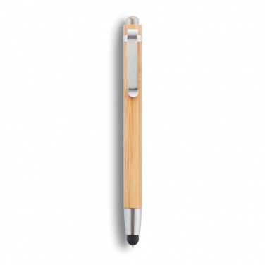Logo trade business gifts image of: Bamboo stylus pen