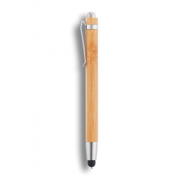 Logo trade corporate gifts image of: Bamboo stylus pen
