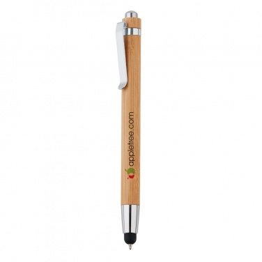 Logo trade promotional items picture of: Bamboo stylus pen
