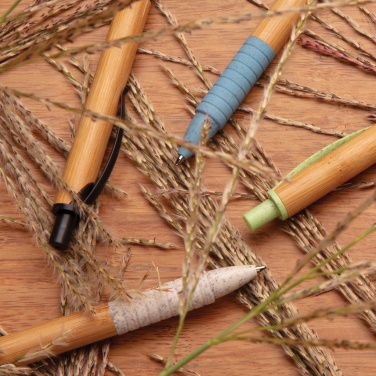 Logo trade promotional giveaway photo of: Bamboo & wheat straw pen