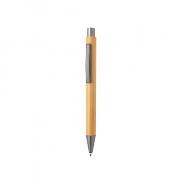 Logo trade corporate gift photo of: Slim design bamboo pen