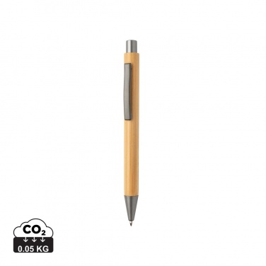 Logo trade promotional products picture of: Slim design bamboo pen