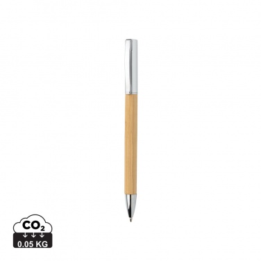 Logo trade promotional item photo of: Modern bamboo pen