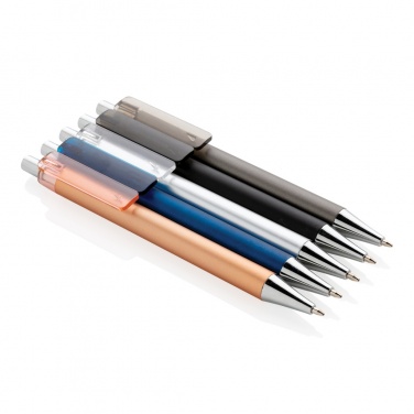 Logo trade business gifts image of: X8 metallic pen