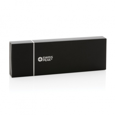 Logo trade promotional product photo of: Swiss Peak deluxe pen set in PU pouch