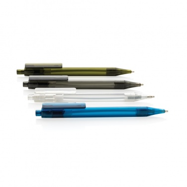 Logo trade promotional merchandise image of: GRS RPET X8 transparent pen