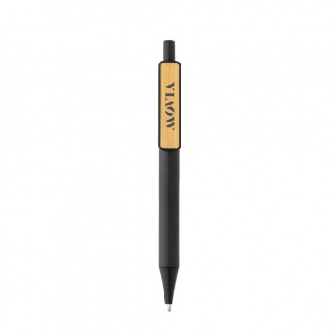 Logo trade promotional gift photo of: GRS RABS pen with bamboo clip