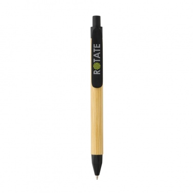 Logotrade corporate gift picture of: Write responsible recycled paper barrel pen