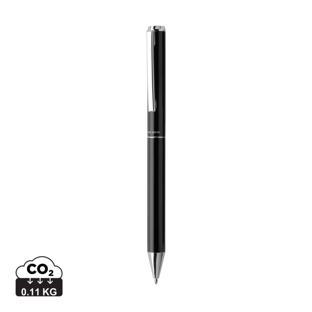 Logo trade promotional giveaway photo of: Swiss Peak Cedar RCS certified recycled aluminium pen