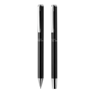 Logotrade promotional products photo of: Swiss Peak Cedar RCS certified recycled aluminum pen set