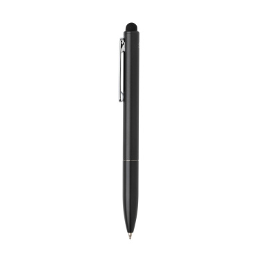 Logo trade promotional product photo of: Kymi RCS certified recycled aluminium pen with stylus