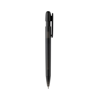 Logo trade promotional giveaways picture of: Devin GRS certified RABS pen transparent