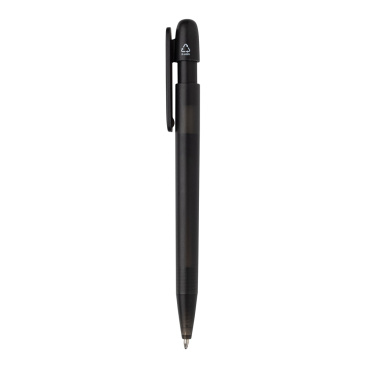 Logo trade advertising products picture of: Devin GRS certified RABS pen transparent