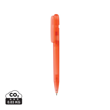 Logo trade corporate gifts image of: Devin GRS certified RABS pen transparent