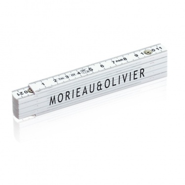 Logo trade promotional gift photo of: Fibreglass folding rule