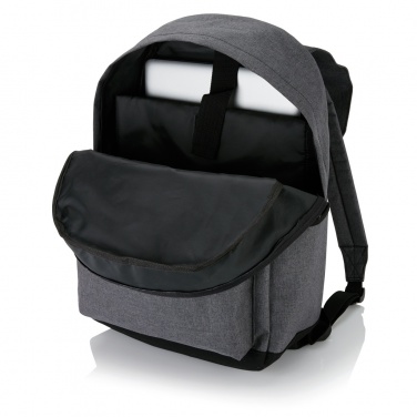 Logo trade business gifts image of: Laptop backpack with magnetic buckle straps