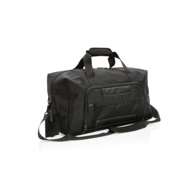 Logo trade promotional merchandise image of: Swiss Peak AWARE™ RPET Voyager weekend bag
