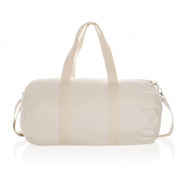 Logo trade promotional merchandise photo of: Impact Aware™ 285gsm rcanvas duffel bag undyed