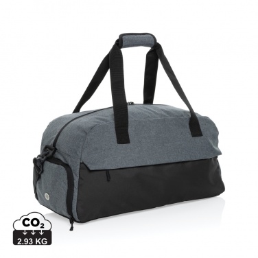 Logo trade promotional merchandise picture of: Kazu AWARE™ RPET basic weekend duffel