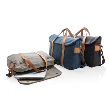 Logotrade promotional giveaways photo of: Canvas laptop bag PVC free