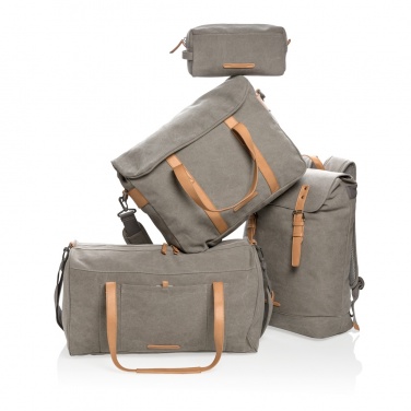 Logotrade promotional gift image of: Canvas laptop bag PVC free