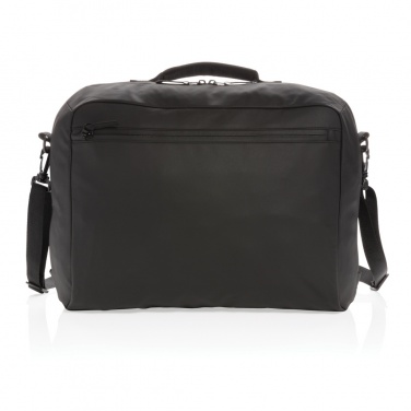 Logo trade corporate gift photo of: Fashion black 15.6" laptop bag PVC free