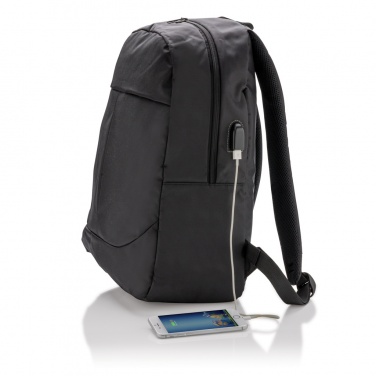 Logo trade promotional gift photo of: Power USB laptop backpack