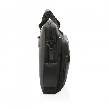 Logo trade corporate gifts image of: Swiss Peak AWARE™ RPET Voyager 15.6" laptop bag