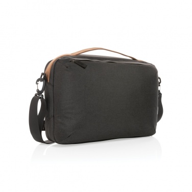Logotrade promotional items photo of: Impact AWARE™ 300D two tone deluxe 15.6" laptop bag