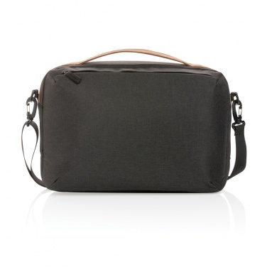 Logo trade corporate gift photo of: Impact AWARE™ 300D two tone deluxe 15.6" laptop bag
