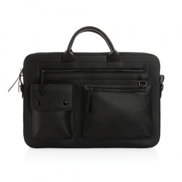 Logotrade advertising product image of: Swiss Peak GRS recycled PU 14 inch laptop bag