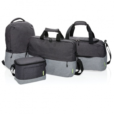 Logo trade corporate gift photo of: Duo colour RPET 15.6" RFID laptop backpack PVC free