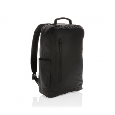 Logotrade promotional merchandise picture of: Fashion black 15.6" laptop backpack PVC free