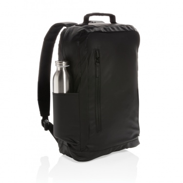 Logotrade advertising product picture of: Fashion black 15.6" laptop backpack PVC free