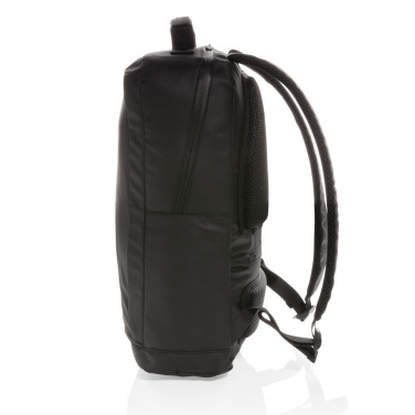 Logotrade promotional products photo of: Fashion black 15.6" laptop backpack PVC free