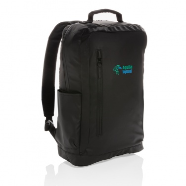 Logo trade advertising product photo of: Fashion black 15.6" laptop backpack PVC free