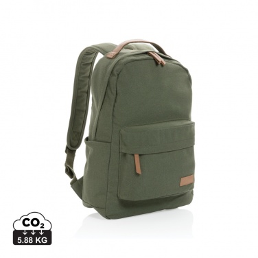 Logo trade promotional items image of: Impact AWARE™ 16 oz. recycled canvas backpack