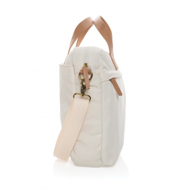 Logo trade promotional item photo of: Impact AWARE™ 16 oz. recycled canvas laptop bag