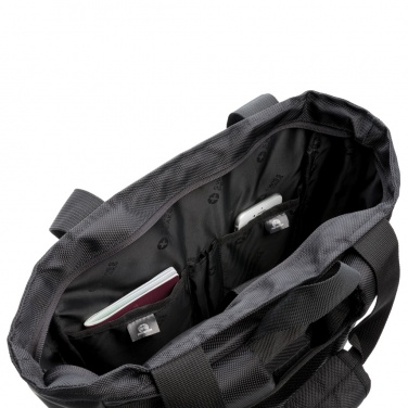 Logotrade promotional giveaway picture of: Swiss Peak RFID 15" laptop totepack PVC free