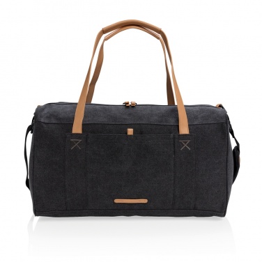 Logo trade promotional products picture of: Canvas travel/weekend bag PVC free