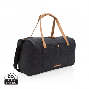 Logotrade promotional items photo of: Canvas travel/weekend bag PVC free