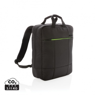 Logotrade promotional giveaway image of: Soho business RPET 15.6" laptop backpack PVC free