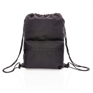 Logotrade promotional product picture of: AWARE™ RPET Reflective drawstring backpack