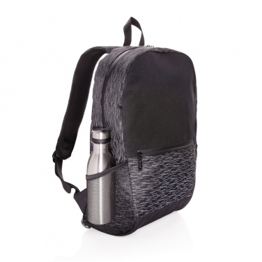 Logo trade business gift photo of: AWARE™ RPET Reflective laptop backpack